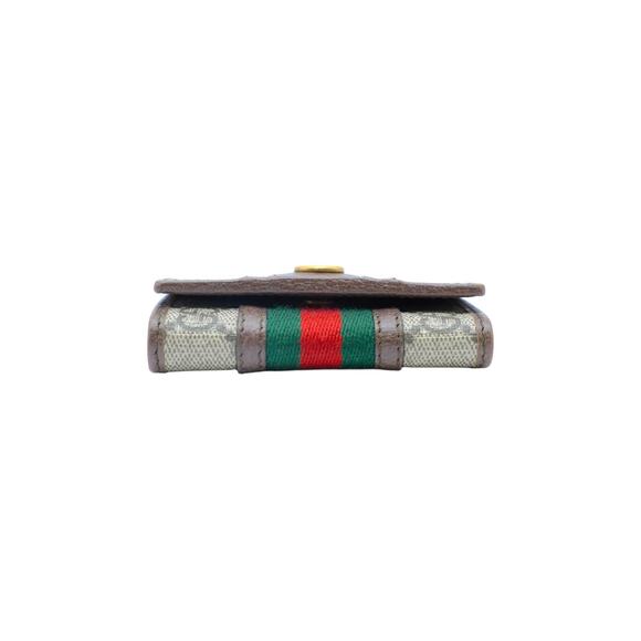 Gucci Supreme Monogram Ophidia New Acero 6 Key Holder Case in Beige - Picture 5 of 6